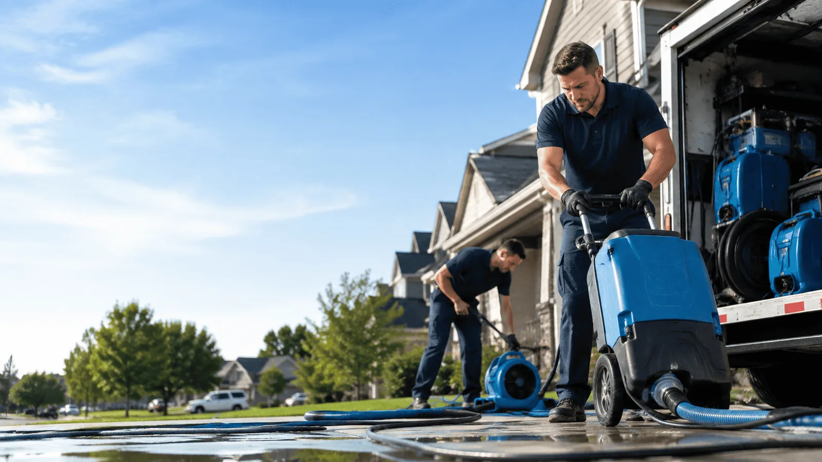 Dehumidification being performed in Masonic Home, KY